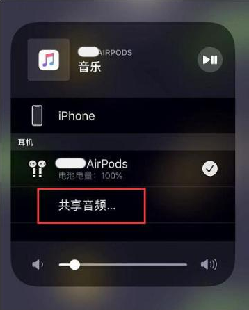 项城苹果14音频维修点分享iPhone14音频共享设置方法 