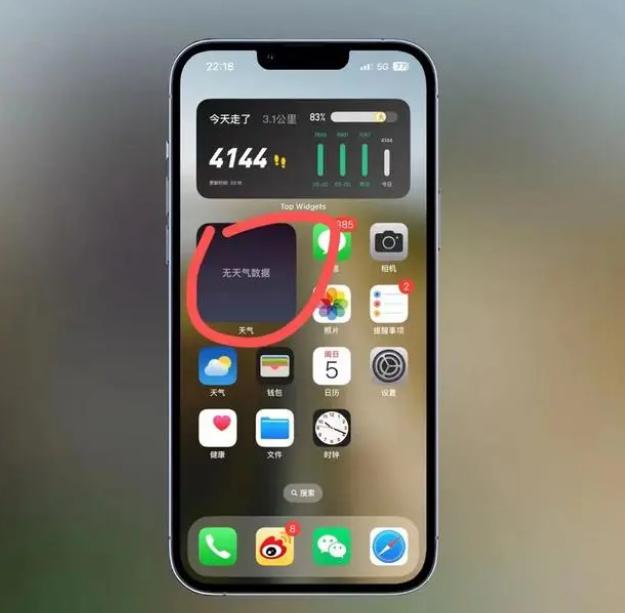 项城苹果手机维修分享:iOS16主屏幕天气小组件无法正常工作怎么办？ 