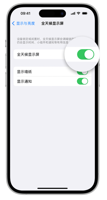 项城苹果14维修店分享如何自定义 iPhone 14 Pro 常亮显示屏 