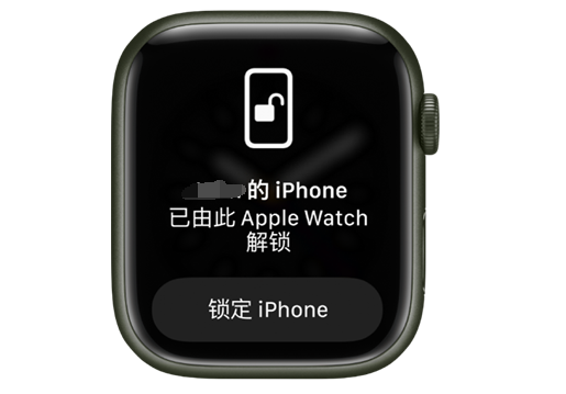 项城苹果手机维修分享用 AppleWatch 解锁配备面容 ID 的 iPhone方法 