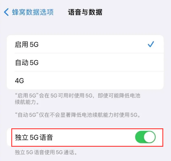 项城苹果14维修分享iPhone 14 Pro如何开启VoNR 