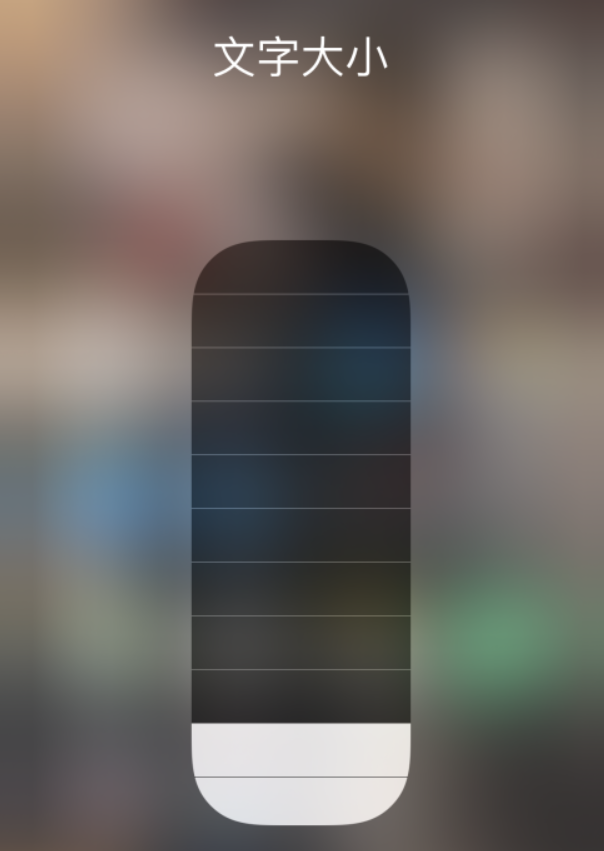 项城苹果手机维修分享小技巧：在 iPhone 控制中心快速调节字体大小 