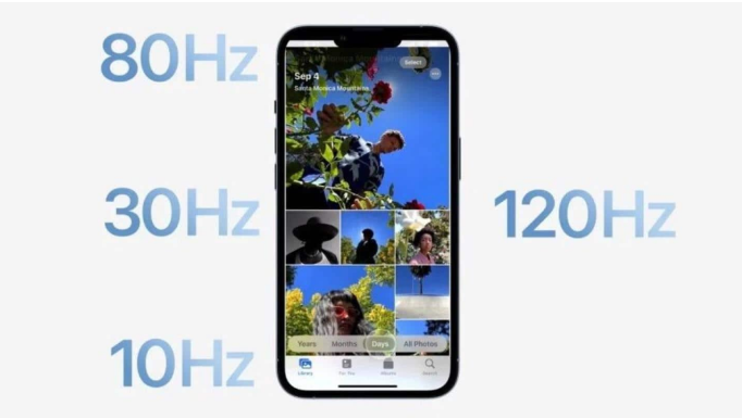 项城苹果14维修分享iPhone 14有高刷吗 